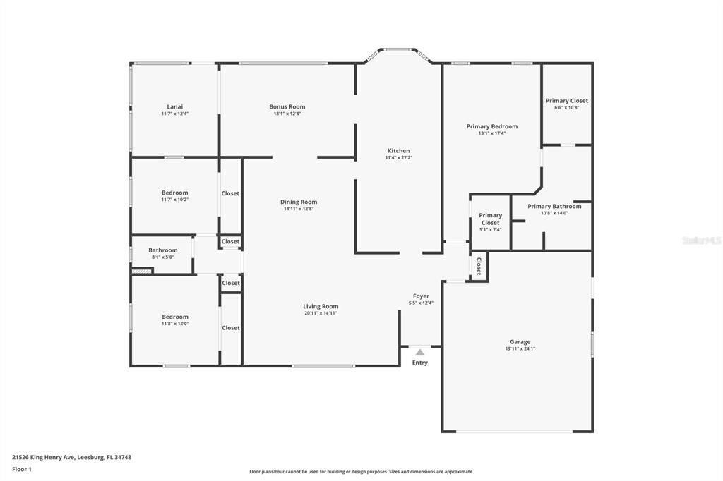 На продажу: $375,000 (3 спален, 2 ванн, 2301 Квадратных фут)