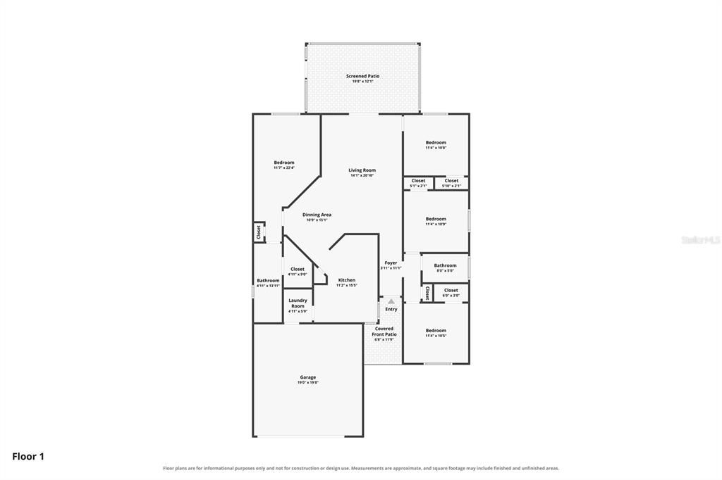 For Sale: $310,000 (4 beds, 2 baths, 1519 Square Feet)