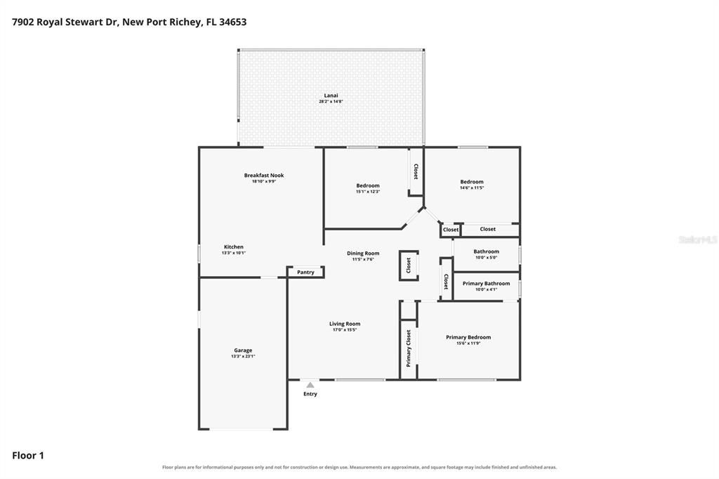 For Sale: $295,000 (3 beds, 2 baths, 1595 Square Feet)