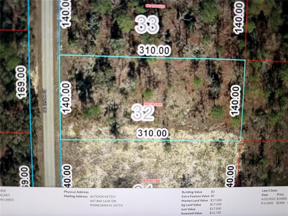 En Venta: $40,000 (1.00 acres)