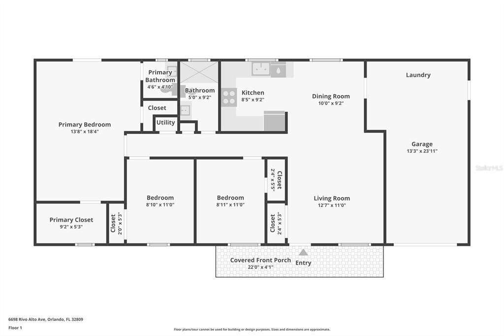 For Sale: $325,000 (3 beds, 1 baths, 1157 Square Feet)