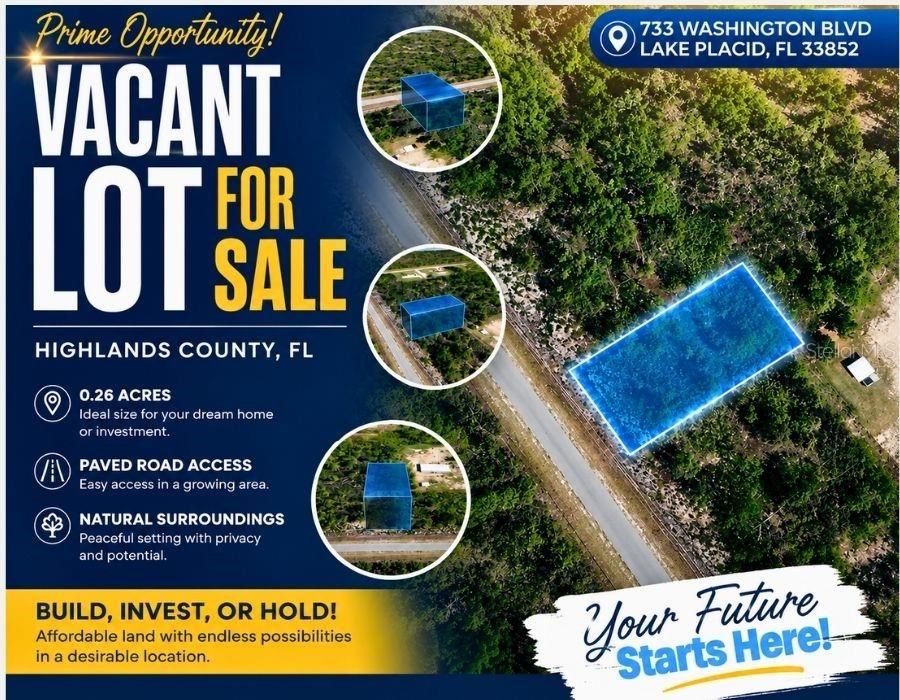 На продажу: $15,800 (0.26 acres)