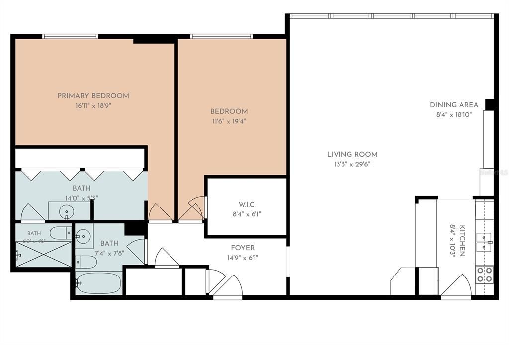 En Venta: $259,900 (2 camas, 2 baños, 1450 Pies cuadrados)