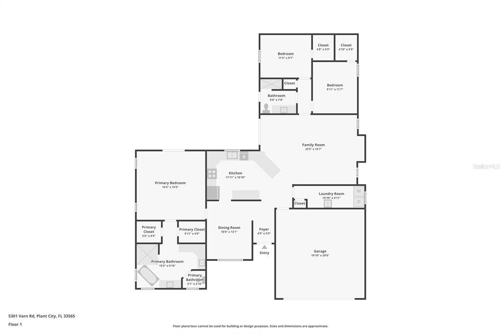 На продажу: $590,000 (3 спален, 2 ванн, 1863 Квадратных фут)