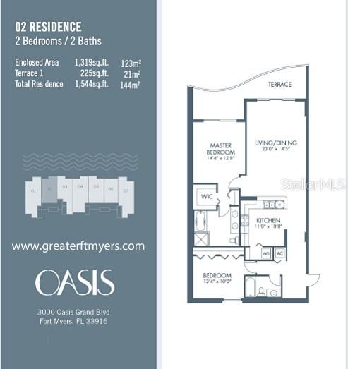 For Sale: $250,000 (2 beds, 2 baths, 1180 Square Feet)