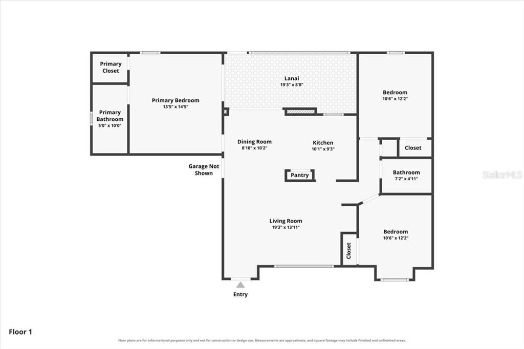 For Sale: $275,000 (3 beds, 2 baths, 1285 Square Feet)