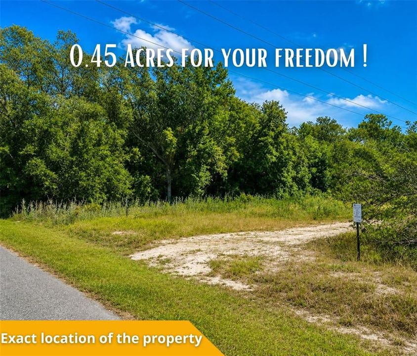 For Sale: $27,000 (0.45 acres)
