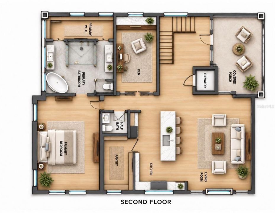 На продажу: $1,899,000 (3 спален, 3 ванн, 3304 Квадратных фут)
