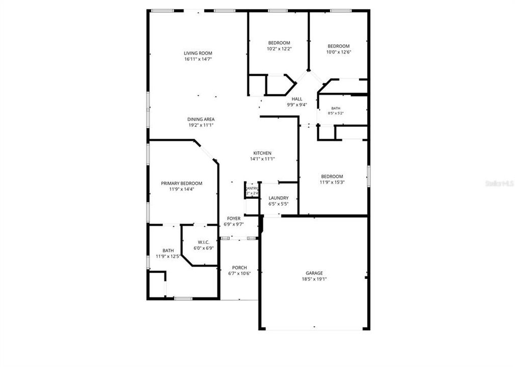 На продажу: $304,900 (4 спален, 2 ванн, 1608 Квадратных фут)