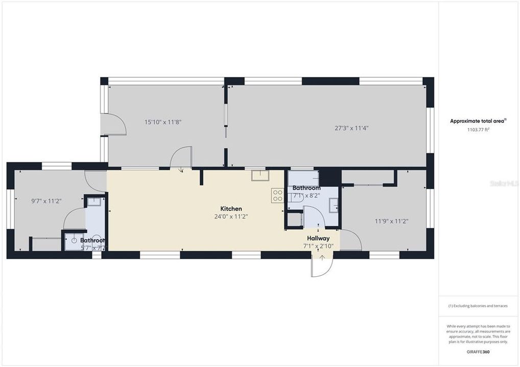 For Rent: $1,200 (2 beds, 2 baths, 969 Square Feet)