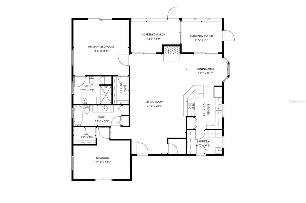 For Sale: $299,000 (2 beds, 2 baths, 1605 Square Feet)