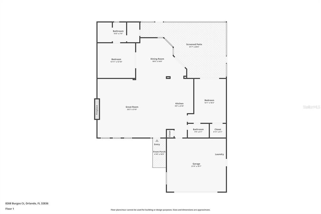 For Sale: $550,000 (2 beds, 2 baths, 1808 Square Feet)