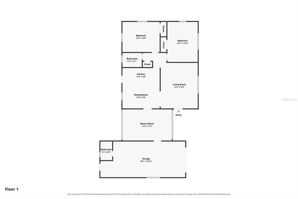 На продажу: $270,000 (2 спален, 2 ванн, 1105 Квадратных фут)