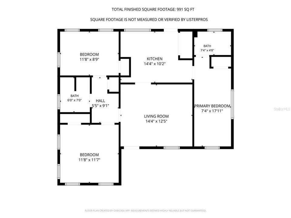 На продажу: $311,850 (2 спален, 1 ванн, 991 Квадратных фут)