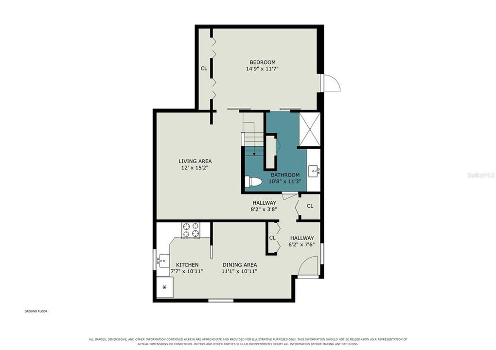 En Venta: $345,000 (1 camas, 1 baños, 1045 Pies cuadrados)