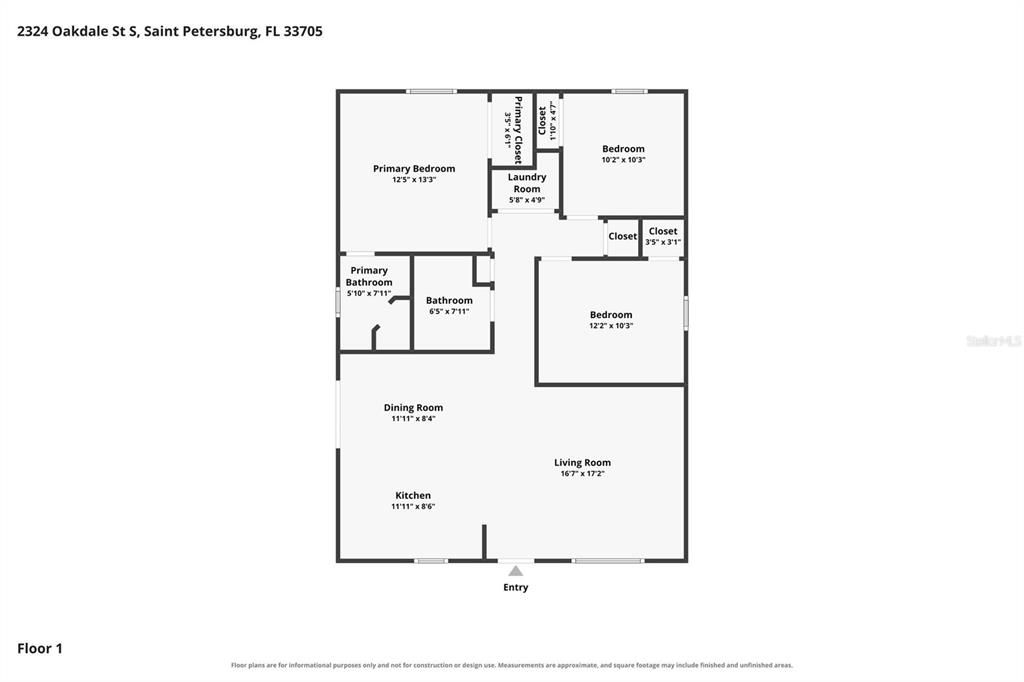 For Sale: $435,000 (3 beds, 2 baths, 1200 Square Feet)