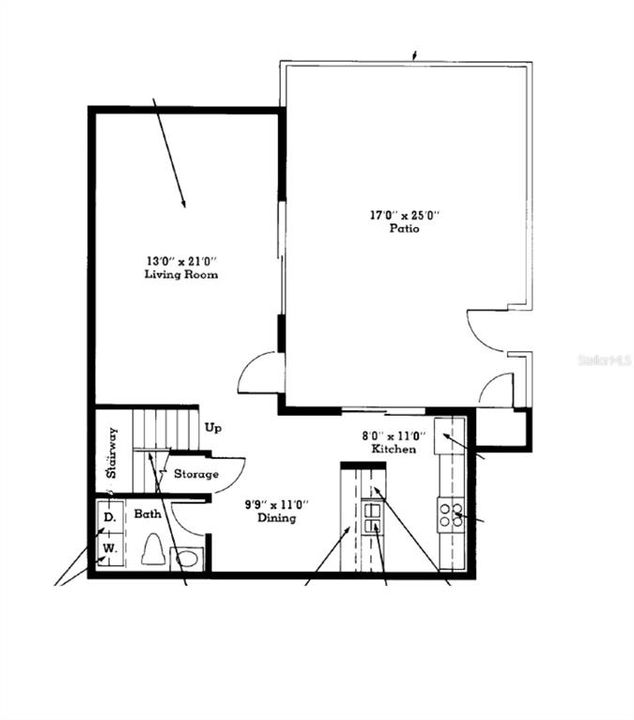 В аренду: $1,950 (2 спален, 2 ванн, 1285 Квадратных фут)