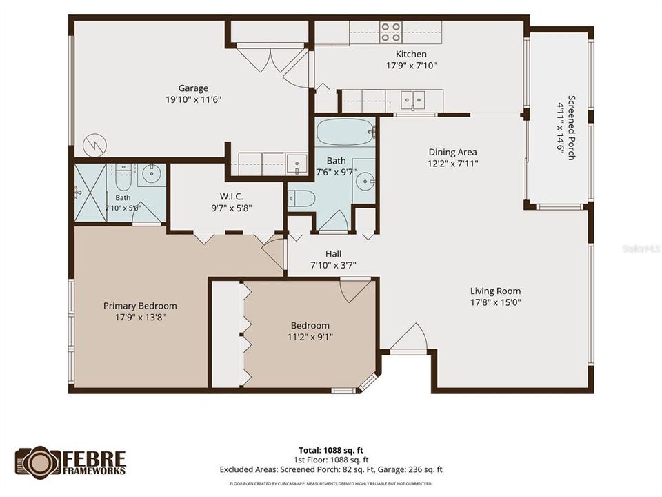 For Sale: $199,900 (2 beds, 2 baths, 1085 Square Feet)