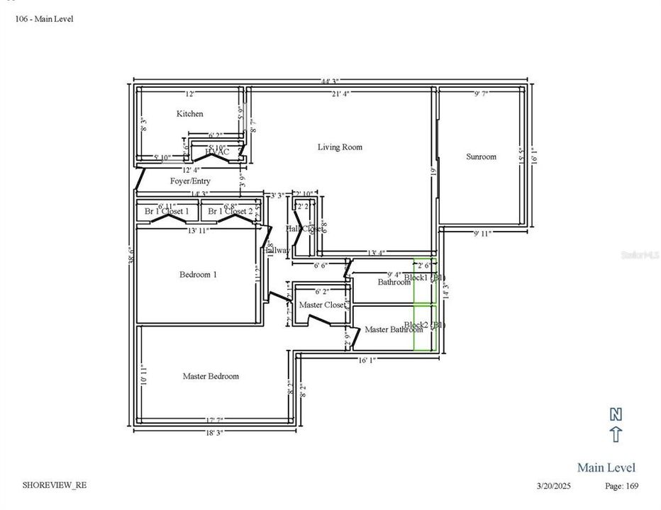 For Rent: $2,400 (2 beds, 2 baths, 1110 Square Feet)