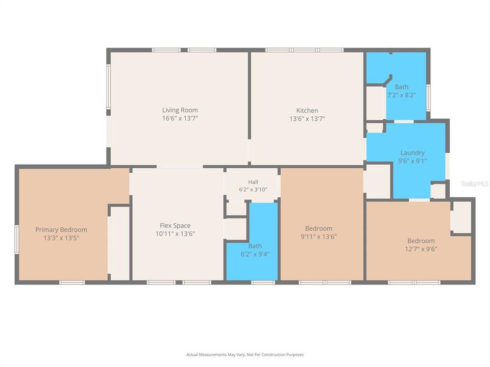 На продажу: $395,000 (3 спален, 2 ванн, 1310 Квадратных фут)