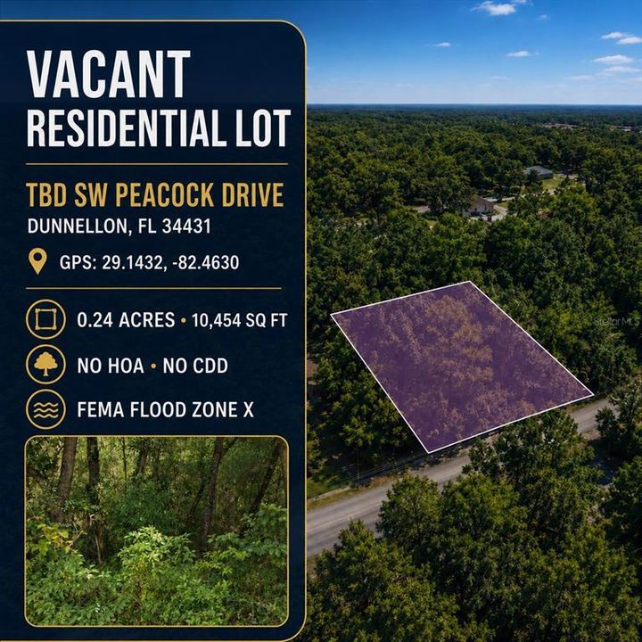 En Venta: $21,800 (0.25 acres)