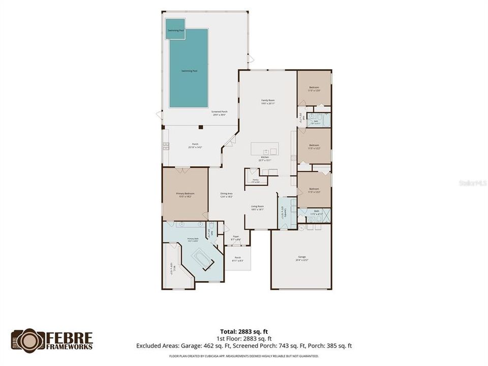 For Sale: $650,000 (4 beds, 3 baths, 2882 Square Feet)