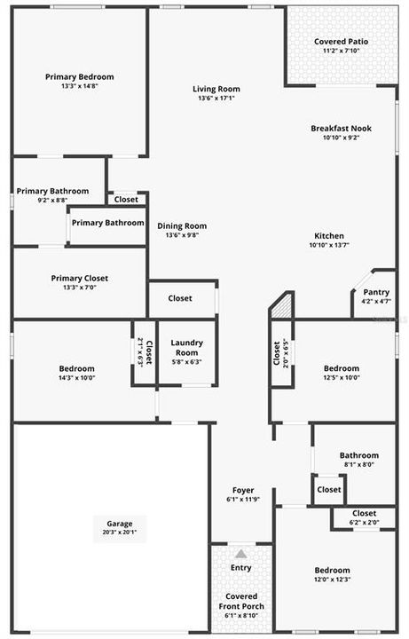 На продажу: $429,900 (4 спален, 2 ванн, 2017 Квадратных фут)