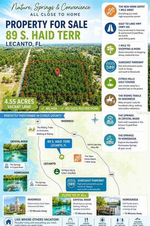 En Venta: $399,000 (4.55 acres)