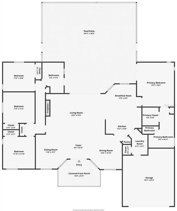 En Venta: $800,000 (4 camas, 2 baños, 2353 Pies cuadrados)