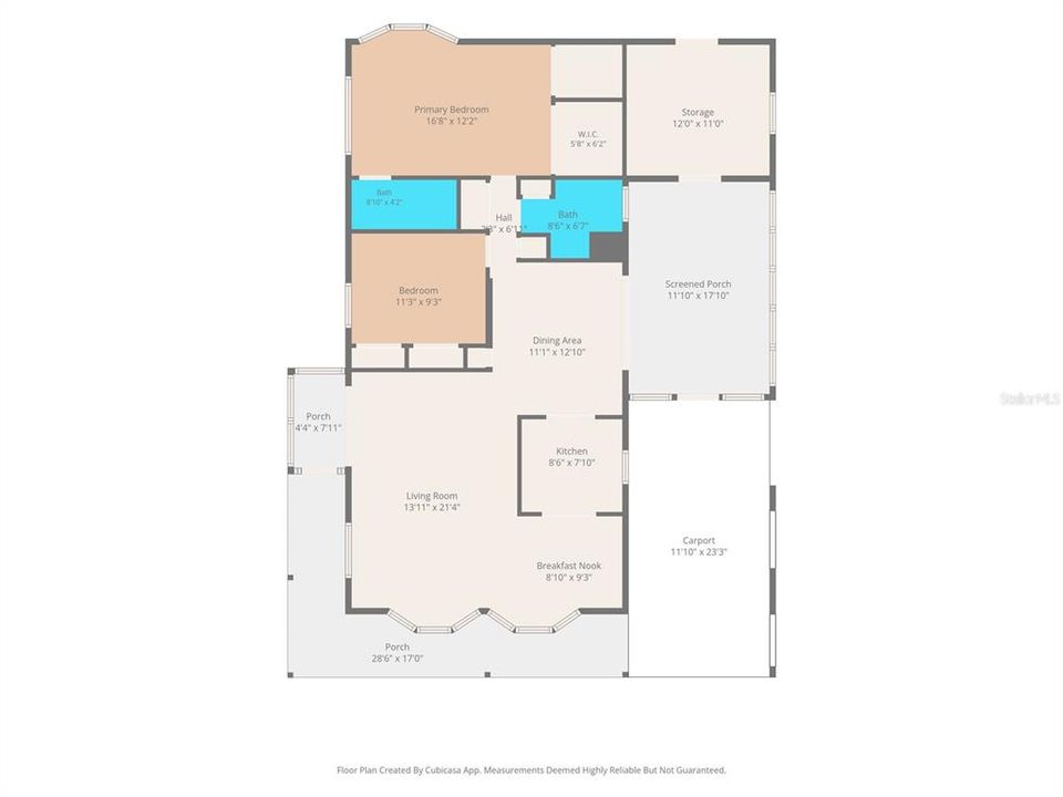 For Sale: $159,000 (2 beds, 2 baths, 1104 Square Feet)