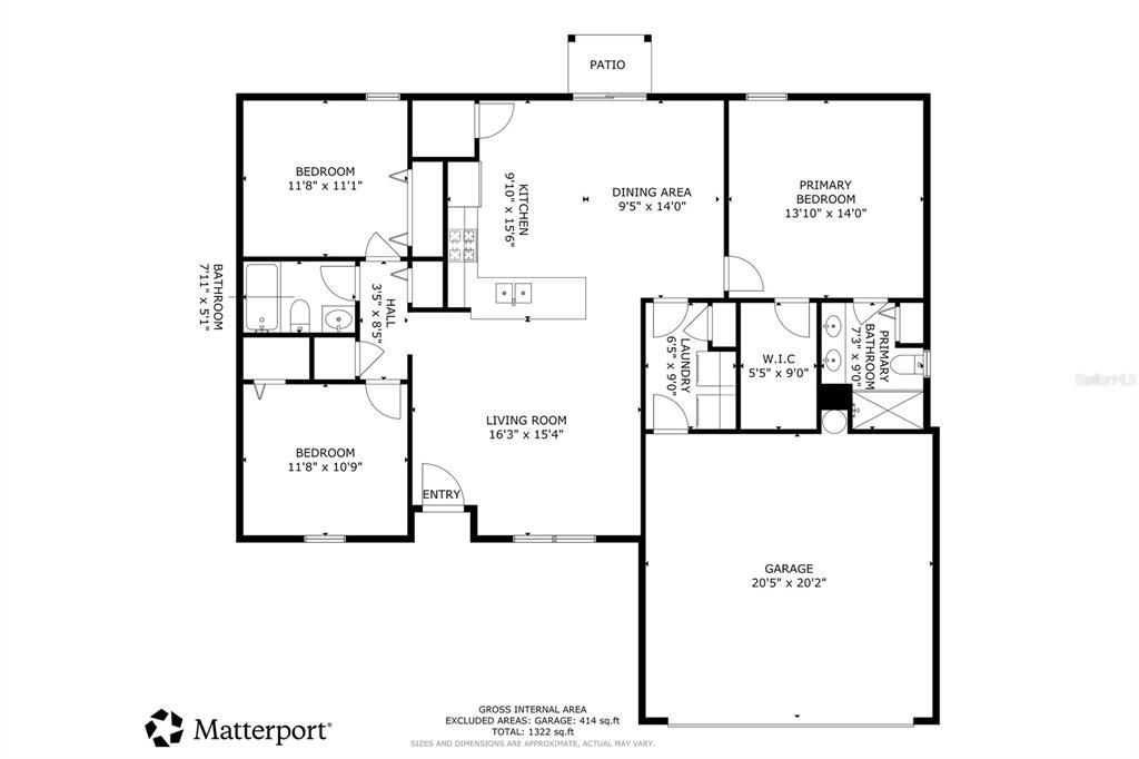 For Sale: $279,900 (3 beds, 2 baths, 1405 Square Feet)