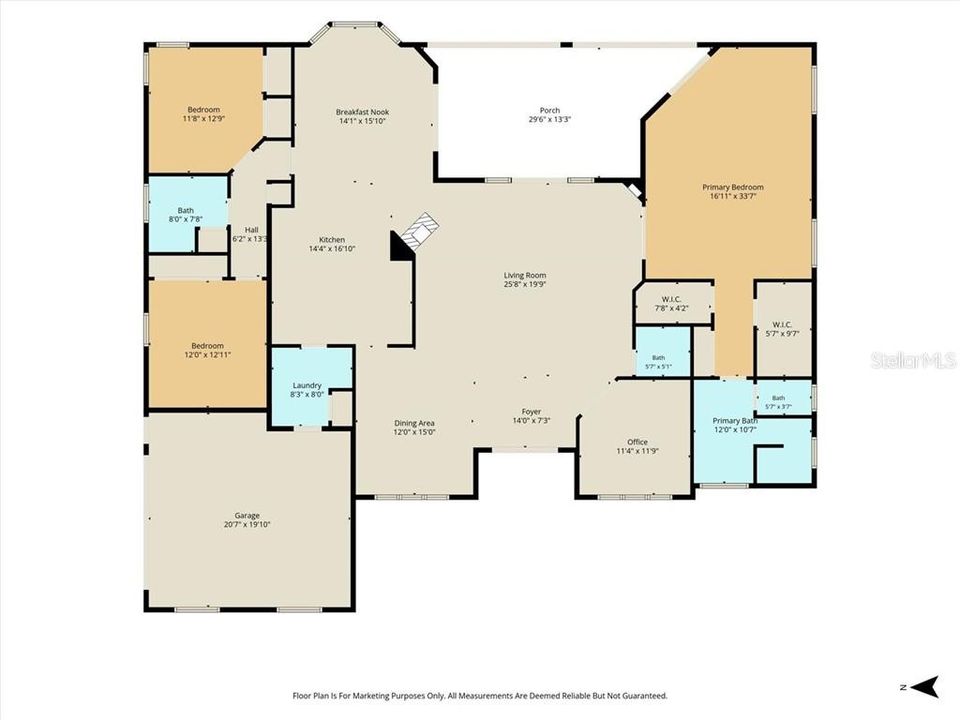 На продажу: $559,900 (3 спален, 2 ванн, 2717 Квадратных фут)