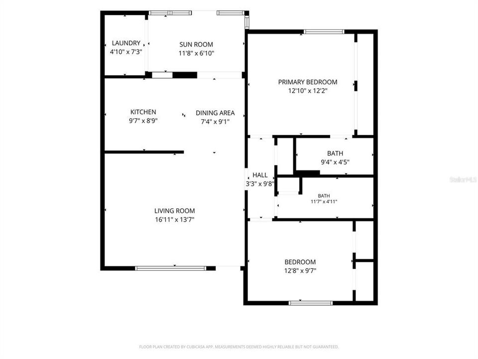 For Sale: $199,900 (2 beds, 2 baths, 1105 Square Feet)