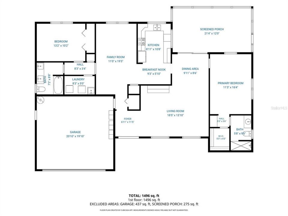 На продажу: $269,900 (2 спален, 2 ванн, 1519 Квадратных фут)
