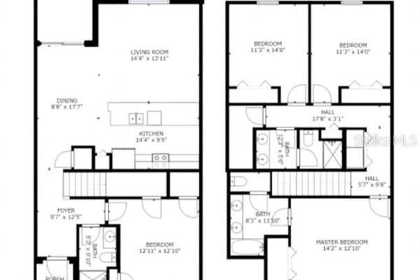 На продажу: $334,900 (4 спален, 3 ванн, 1902 Квадратных фут)