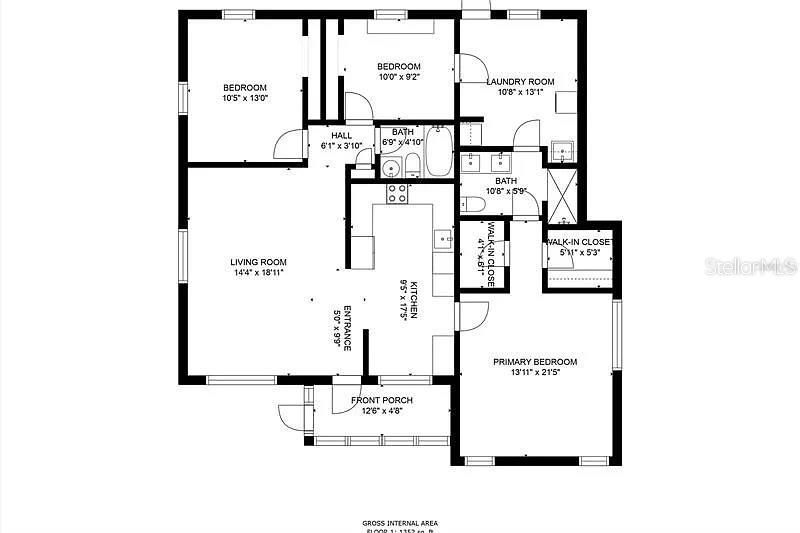В аренду: $2,800 (3 спален, 2 ванн, 1389 Квадратных фут)