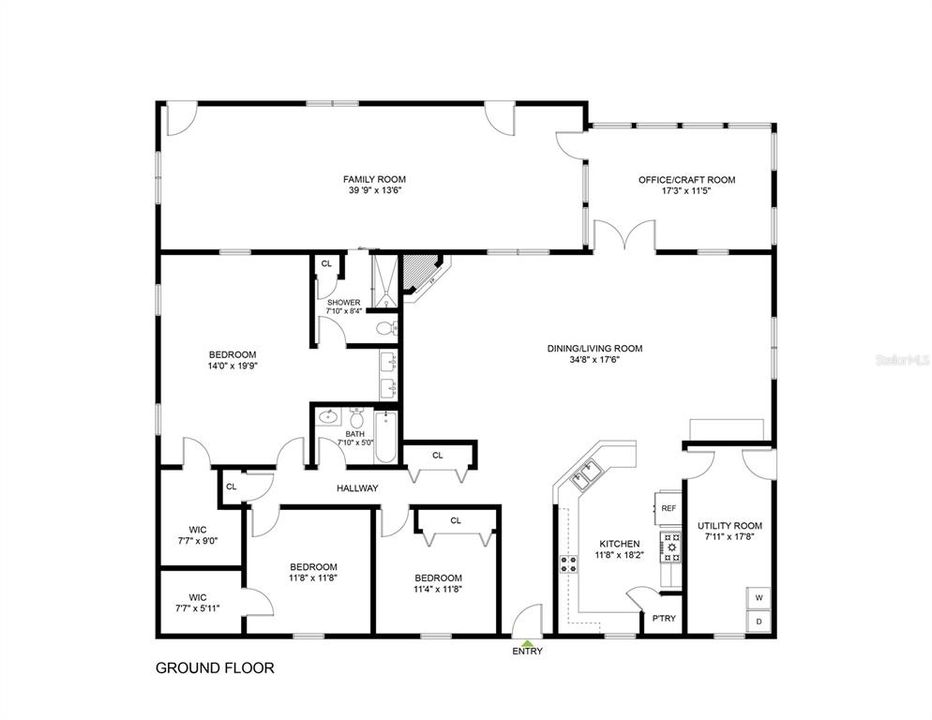 For Sale: $499,900 (3 beds, 2 baths, 2648 Square Feet)