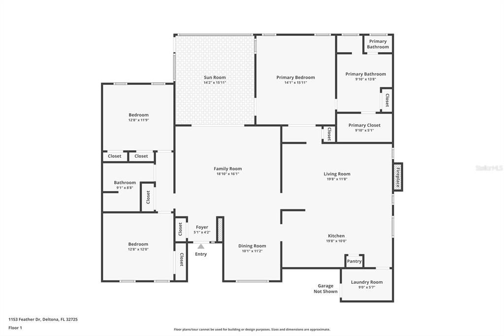 На продажу: $330,000 (3 спален, 2 ванн, 2099 Квадратных фут)