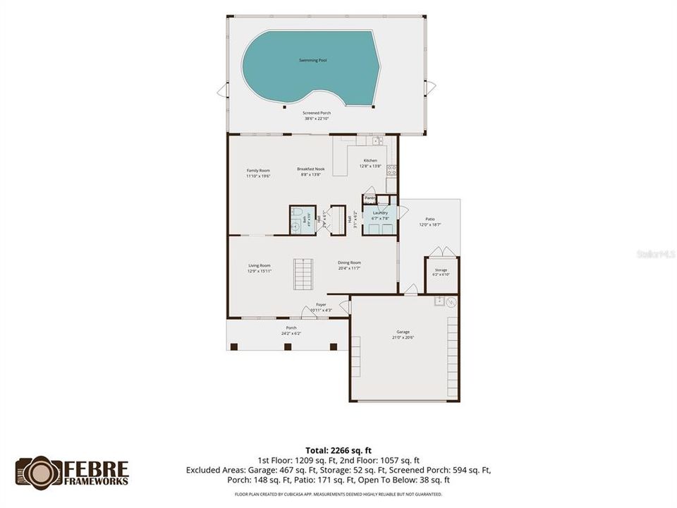En Venta: $700,000 (3 camas, 2 baños, 2166 Pies cuadrados)