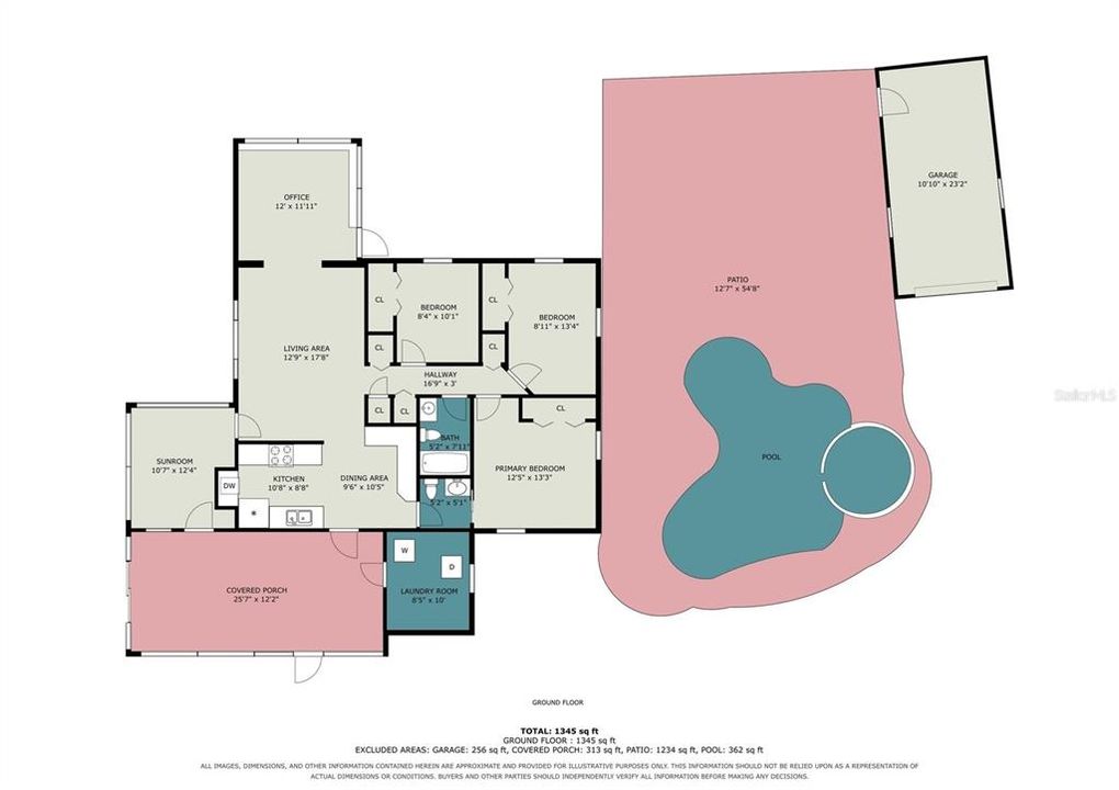 For Sale: $389,000 (3 beds, 1 baths, 1443 Square Feet)