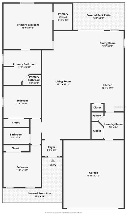 На продажу: $294,900 (3 спален, 2 ванн, 1844 Квадратных фут)