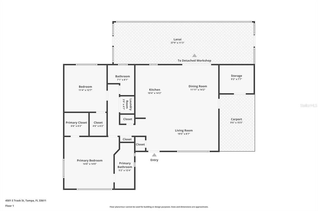 For Sale: $525,000 (2 beds, 2 baths, 1306 Square Feet)