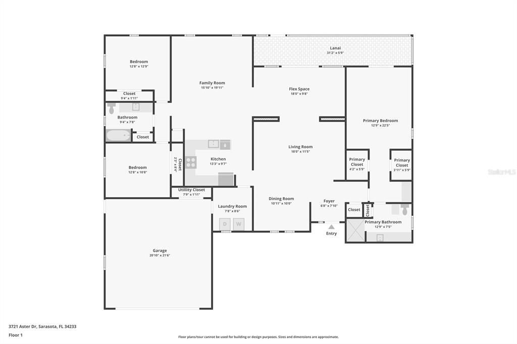 For Sale: $455,000 (3 beds, 2 baths, 2128 Square Feet)