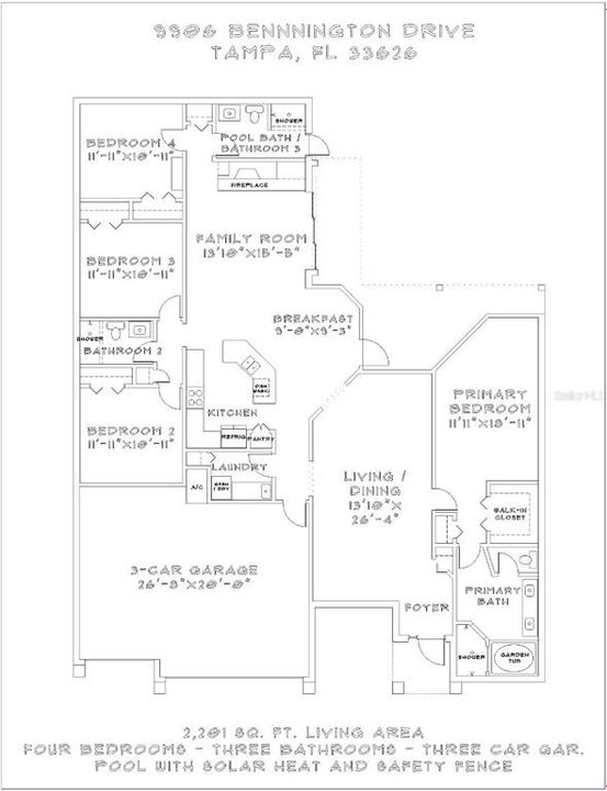 В аренду: $4,800 (4 спален, 3 ванн, 2201 Квадратных фут)