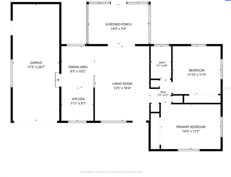 На продажу: $174,900 (2 спален, 1 ванн, 953 Квадратных фут)