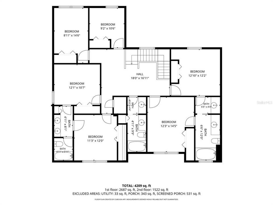 Activo con contrato: $560,000 (8 camas, 5 baños, 4200 Pies cuadrados)
