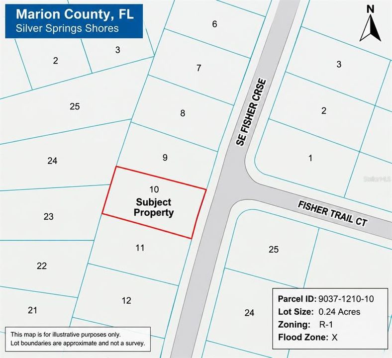 На продажу: $20,000 (0.24 acres)