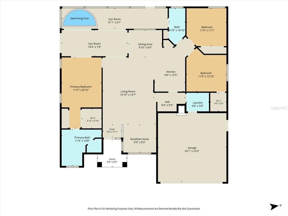 For Sale: $269,000 (3 beds, 2 baths, 1577 Square Feet)