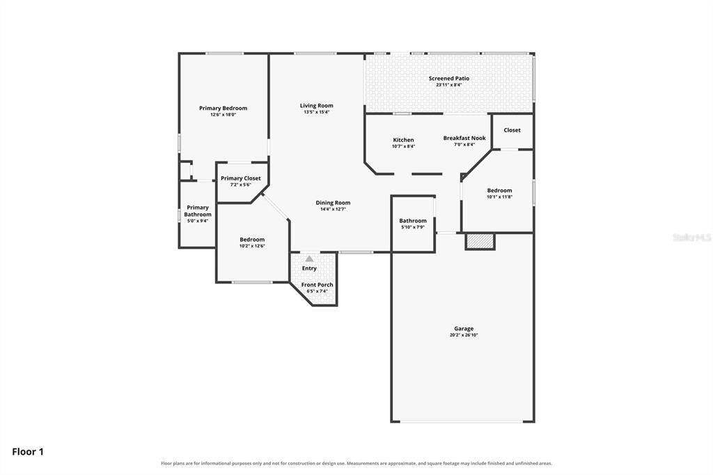 На продажу: $269,900 (3 спален, 2 ванн, 1376 Квадратных фут)