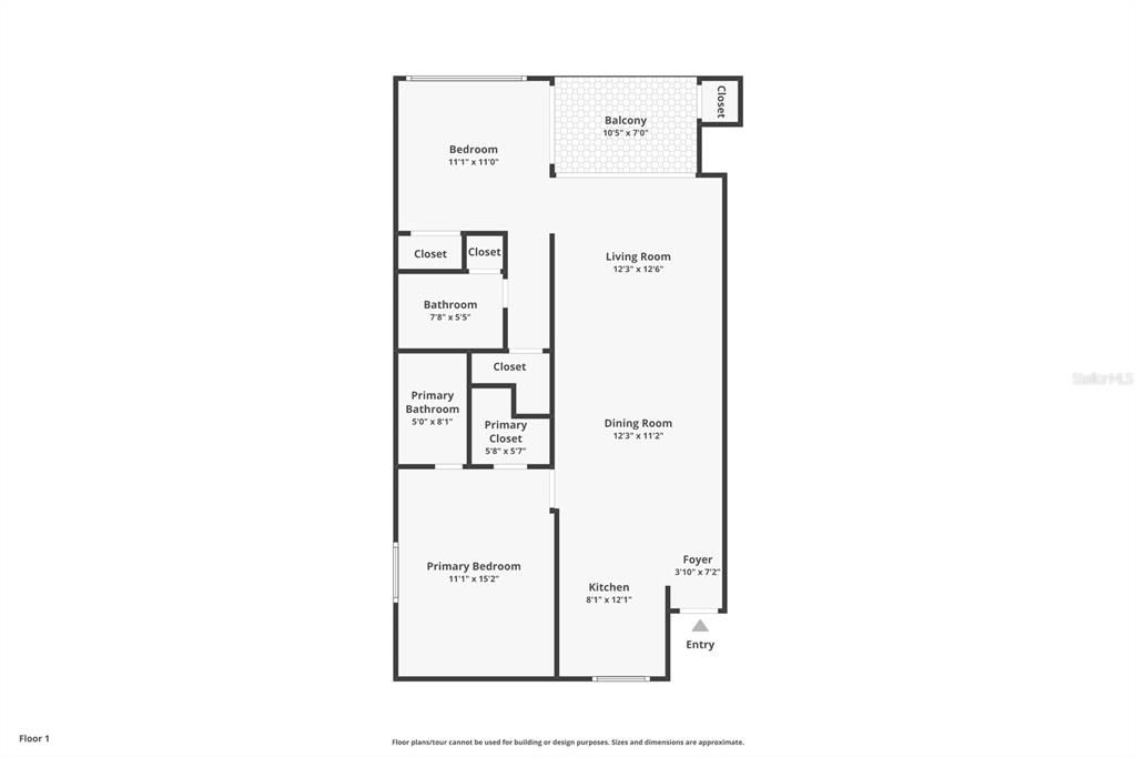 На продажу: $469,900 (2 спален, 2 ванн, 890 Квадратных фут)